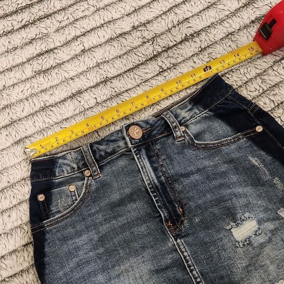 One teaspoon distressed superstar 2020 high waisted mini skirt size 23! - Picture 10 of 15